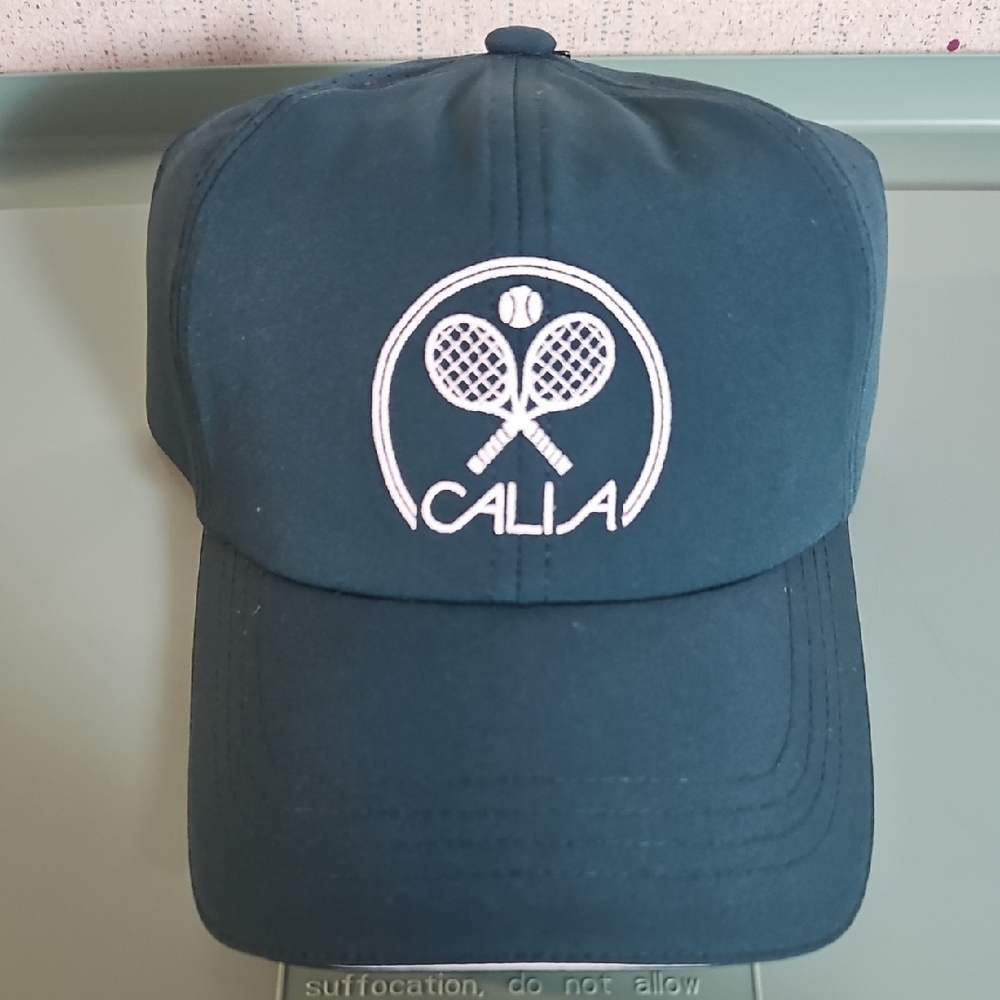 CALIA Women's Tennis Ponytail Cap: SEA GREEN: NEW WITH TAGS: OS